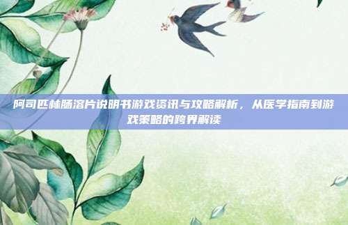 阿司匹林肠溶片说明书游戏资讯与攻略解析，从医学指南到游戏策略的跨界解读