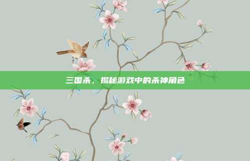 三国杀，揭秘游戏中的杀神角色
