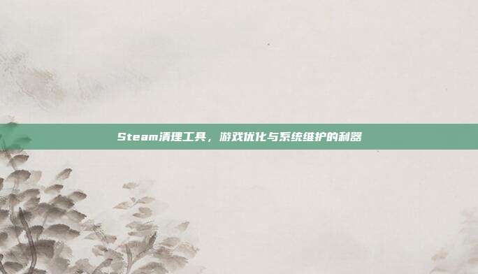 Steam清理工具,游戏优化与系统维护的利器