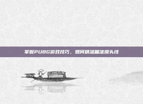掌握PUBG游戏技巧,如何精准瞄准爆头线