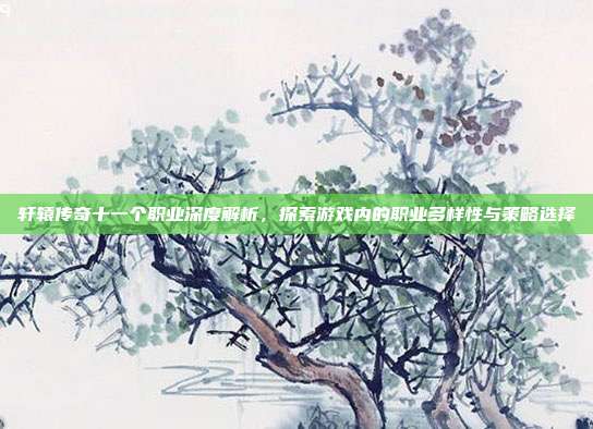 轩辕传奇十一个职业深度解析，探索游戏内的职业多样性与策略选择