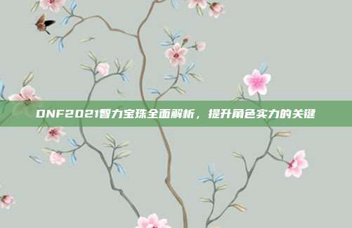 DNF2021智力宝珠全面解析，提升角色实力的关键