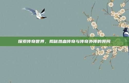 探索传奇世界，揭秘热血传奇与传奇外传的异同