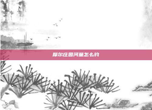 摩尔庄园河童怎么钓