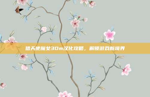 猎天使魔女3Dm汉化攻略,解锁游戏新境界