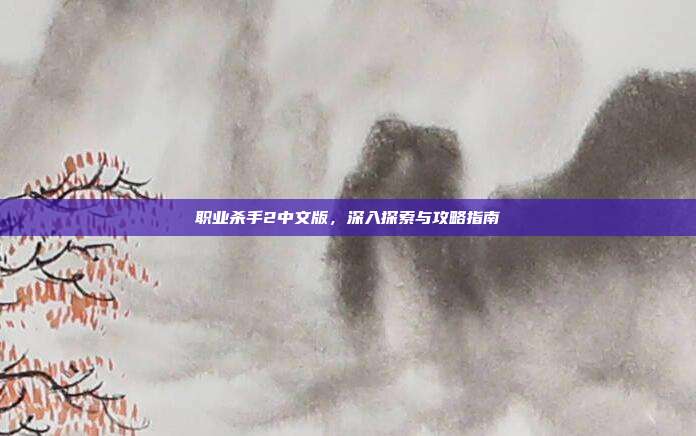 职业杀手2中文版，深入探索与攻略指南