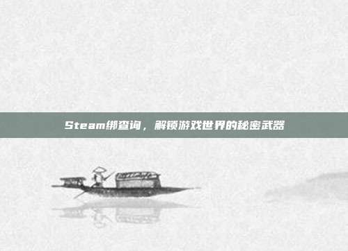 Steam绑查询，解锁游戏世界的秘密武器
