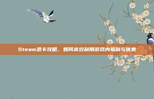 Steam混卡攻略，如何高效利用游戏内福利与优惠