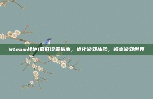 Steam战地1最低设置指南，优化游戏体验，畅享游戏世界