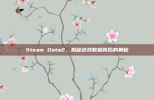 Steam Data2，揭秘游戏数据背后的奥秘