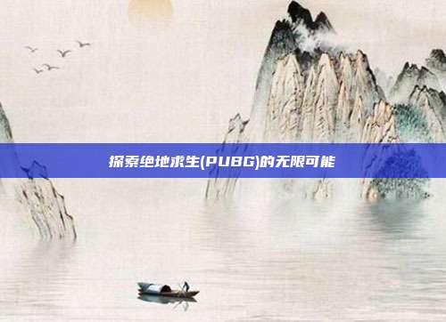 探索绝地求生(PUBG)的无限可能