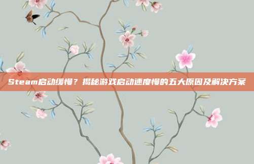 Steam启动缓慢？揭秘游戏启动速度慢的五大原因及解决方案