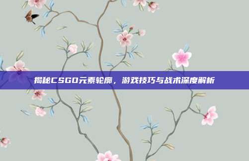 揭秘CSGO元素轮廓，游戏技巧与战术深度解析