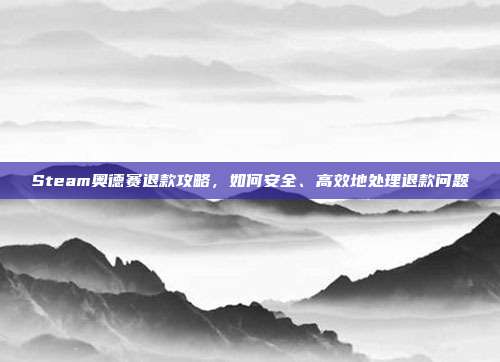 Steam奥德赛退款攻略，如何安全、高效地处理退款问题