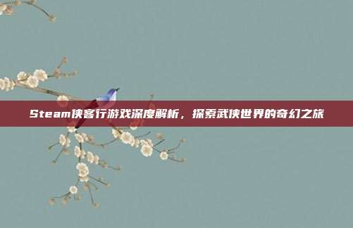 Steam侠客行游戏深度解析，探索武侠世界的奇幻之旅