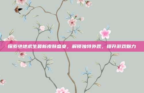 探索绝地求生最新皮肤盛宴,解锁独特外观,提升游戏魅力