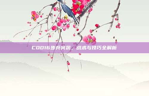 COD16步兵突袭，战术与技巧全解析