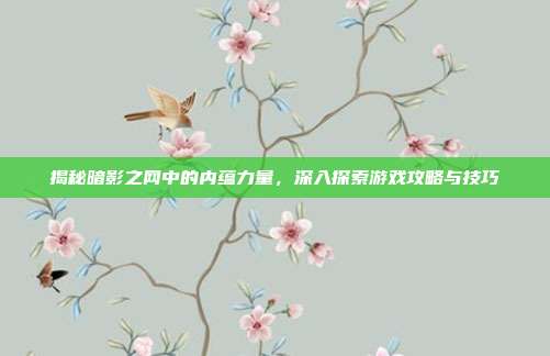 揭秘暗影之网中的内蕴力量，深入探索游戏攻略与技巧
