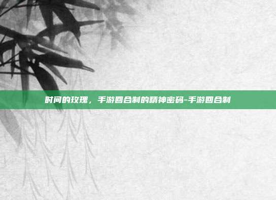 时间的玫瑰，手游回合制的精神密码-手游回合制