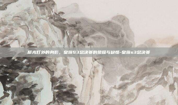 聚光灯外的身影,皇族S3总决赛的荣耀与缺憾-皇族s3总决赛