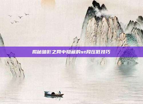 揭秘暗影之网中隐藏的st段压低技巧