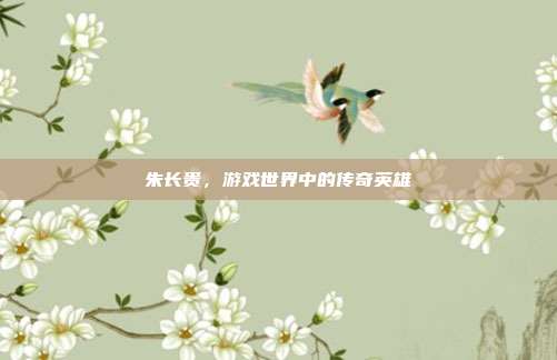 朱长贵，游戏世界中的传奇英雄