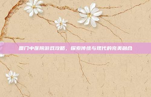 厦门中医院游戏攻略，探索传统与现代的完美融合