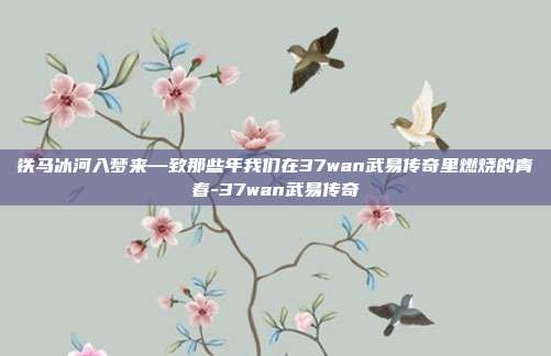 铁马冰河入梦来—致那些年我们在37wan武易传奇里燃烧的青春-37wan武易传奇