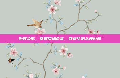 游戏攻略，掌握吸烟危害，健康生活从我做起
