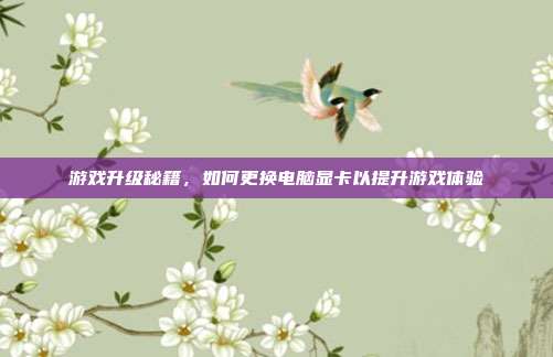 游戏升级秘籍,如何更换电脑显卡以提升游戏体验