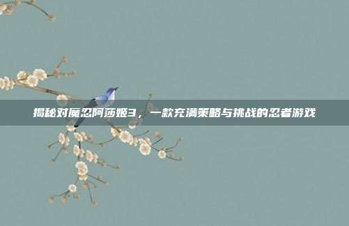 揭秘对魔忍阿莎姬3，一款充满策略与挑战的忍者游戏