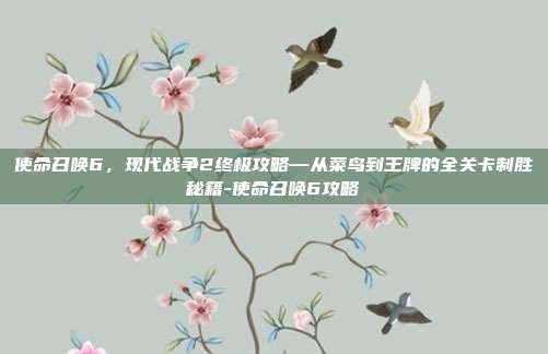 使命召唤6，现代战争2终极攻略—从菜鸟到王牌的全关卡制胜秘籍-使命召唤6攻略