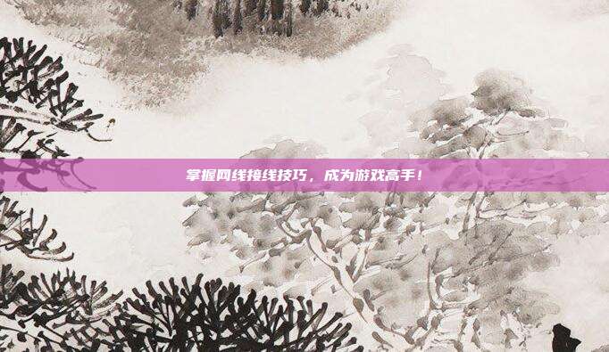 掌握网线接线技巧，成为游戏高手！
