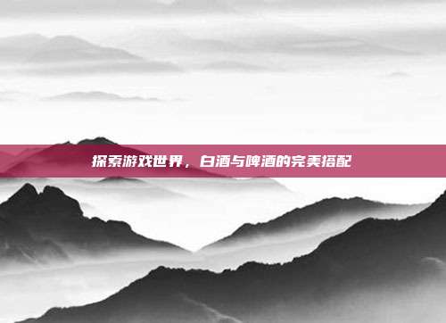探索游戏世界，白酒与啤酒的完美搭配