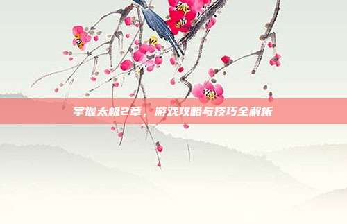 掌握太极2章，游戏攻略与技巧全解析
