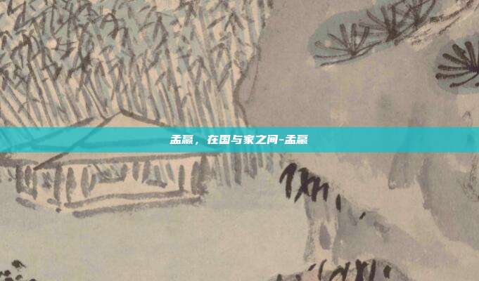 孟赢，在国与家之间-孟赢