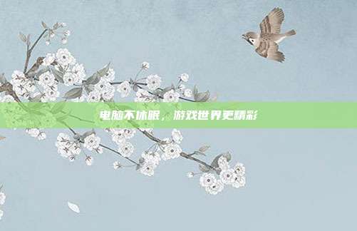 电脑不休眠，游戏世界更精彩
